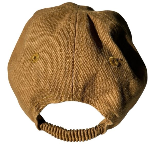 Carhartt Kids Infant Toddler Baby Brown Canvas Flexfit Baseball Hat Cap Cotton - Picture 4 of 10